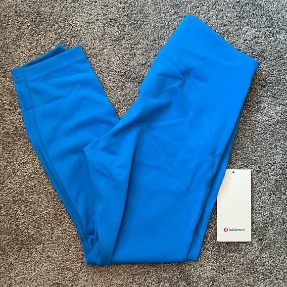 lululemon athletica Pants - Lululemon InStill HR Tight 25” Size 8 Pool Blue Lulu Leggings High Rise NWT RARE
